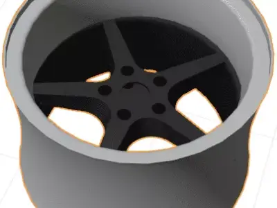 Ocean MK18 Rim Low-poly 3D model