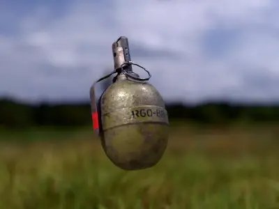 Grenade GBO-88 PBR Textures Low-poly 3D model