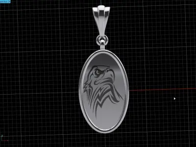 Eagle pendant Free 3D print model