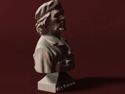 Che Guevara Bust 3D model