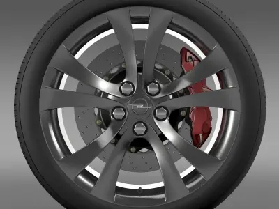 Opel Insignia wheel 3D model