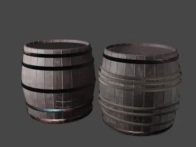 Fisher bundles and props Low-poly 3D model