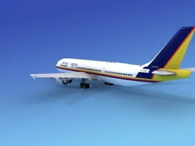 Airbus A300 Sultan Reizen 3D model