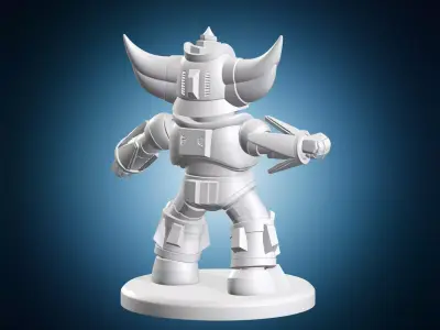 Grendizer Robot With Horns 3D print model