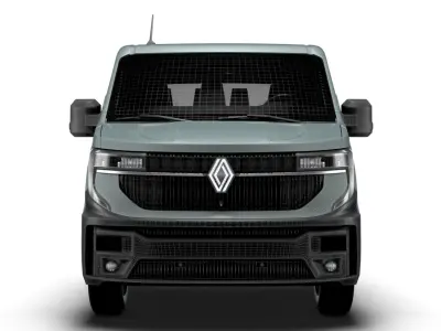 Renault Master CrewCab L3 Chassis 2024 3D model
