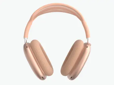 Apple Airpods Max Orange 3D model