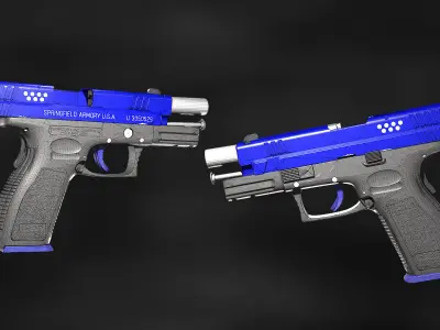 Custom Xp-9 Free low-poly 3D model