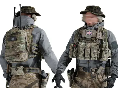 PCU L5 JACKET Low-poly 3D model