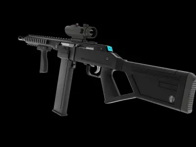 PPSH Modified Free 3D model