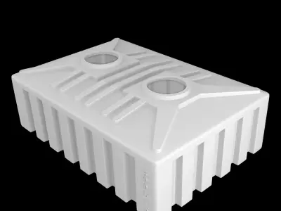 Loft water tank 3D model