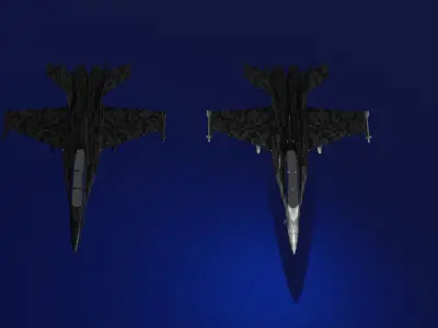 KF - 18 Free 3D model