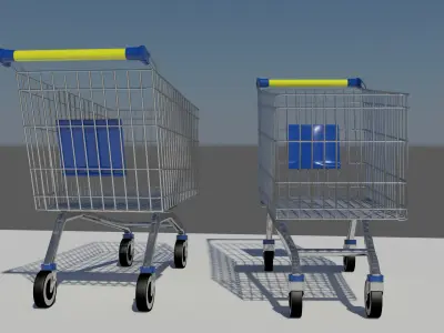 Shopping Cart Free 3D model