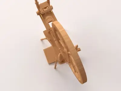 Spinning Wheel 3D model