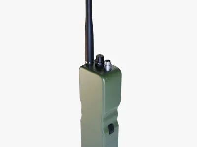 Military Walkie Talkie 3D model