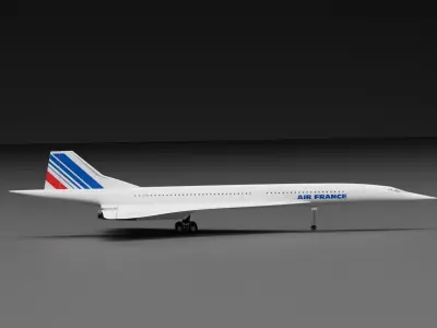 Concode Air France 3D model