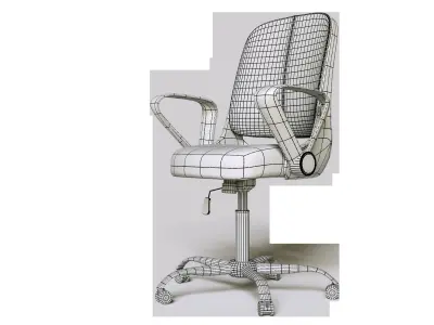 Office Chair Operative SO 002 3D Vray proxys and textures Free 3D model
