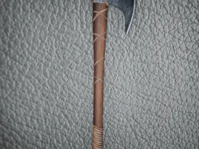 Axe 3d  Low-poly 3D model