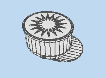 Hat - Kepi 3D model