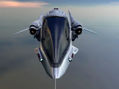 FX-27 Raptor Starship 3D model