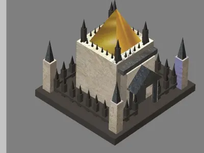 A Kings Temple Free 3D model