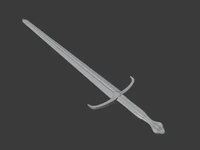 Knight Sword Free 3D model