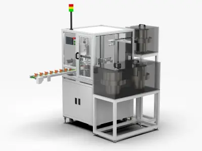 Automatic Nut Washer Bolt Assembly Machine 3D model