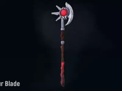 AC Honour Blade Low-poly 3D model