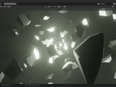 sci-fi 80 rock animation 3D model
