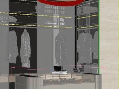 Dressing Room 3D model