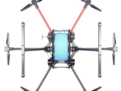 Dji s900 drone vray 3d model 3D model