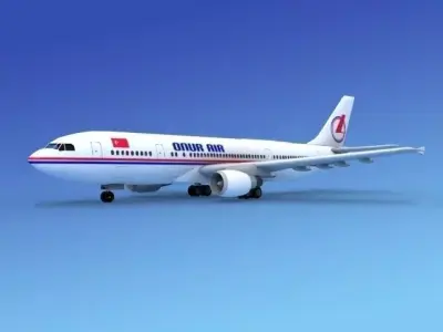 Airbus A300 ONUR 1 3D model