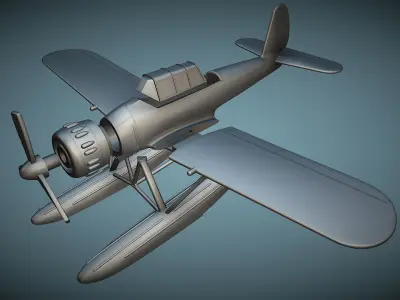 Arado Ar-196 - 3D Printable Model 3D print model