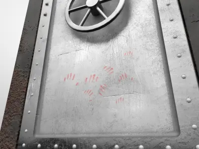 Armored Doors Free 3D model