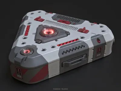 Triangle Power Cube 3D model