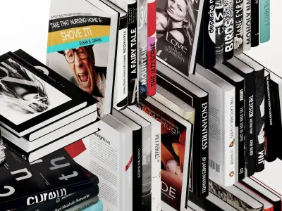 Books collect Free 3D model