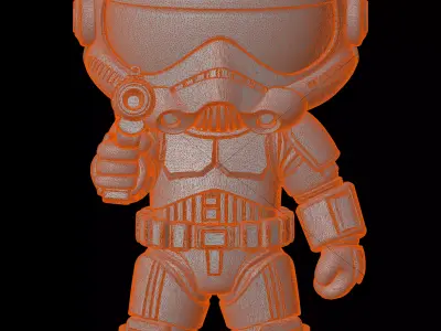 Chibi Stormtrooper 3D Print Model 3D print model