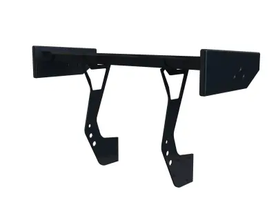 spoiler rear tuning vehicle 3D model