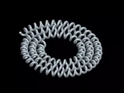 Phone cord Free 3D model