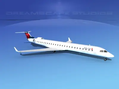 Bombardier CRJ1000 Delta Connection 3D model