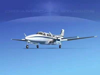 Beechcraft B99 Air Vegas 3D model