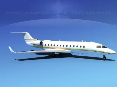 Bombardier Challenger 850 V13 3D model
