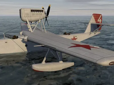 Beriev MBR-2M-17 3D model