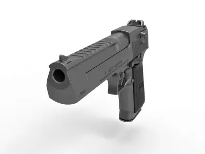 Desert Eagle from the movie Deadpool 2016 3D model