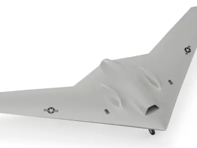 Lockheed Martin RQ-170 Sentinel UAV Drone US Version 3D model