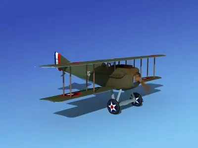 SPAD VII 3D model