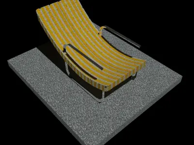 Beach chair  3D model