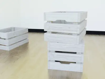 Box pbr model wooden table 3D model
