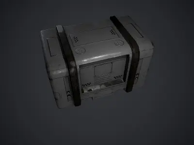 Sci-Fi Create Low-poly 3D model