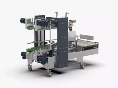 Automatic Four Corner Sealing Machine 3D model