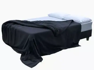 Bed Simple Free 3D model